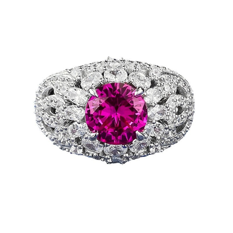 Art Deco Unique Ruby Ring