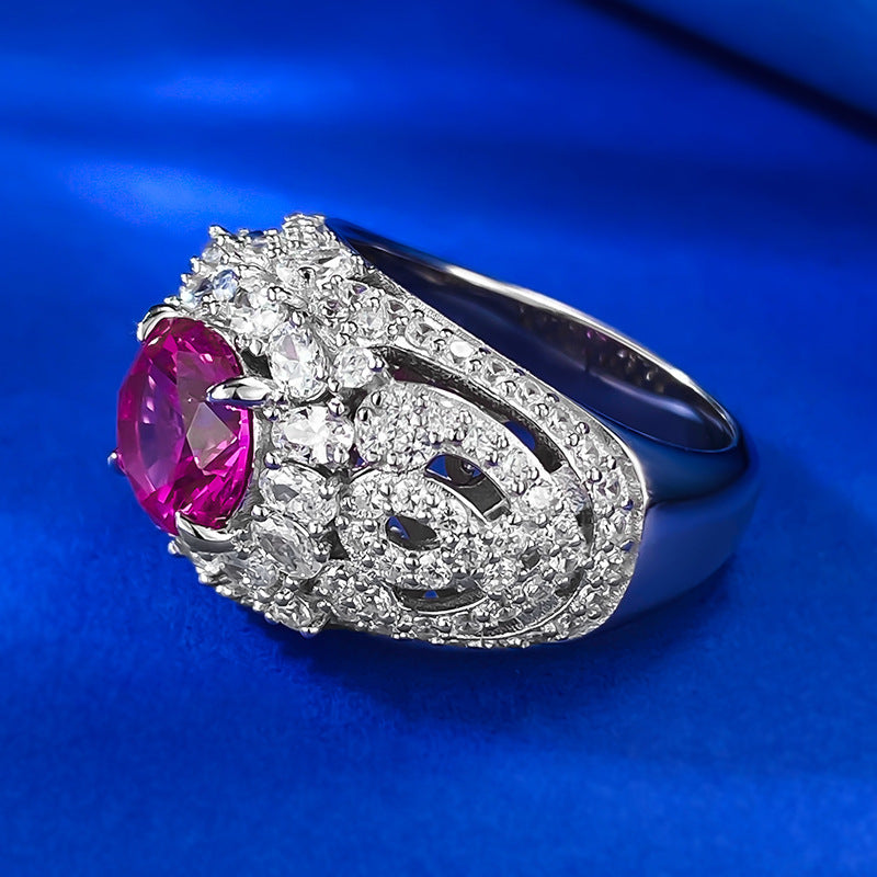 Art Deco Unique Ruby Ring