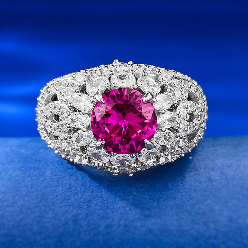 Art Deco Unique Ruby Ring