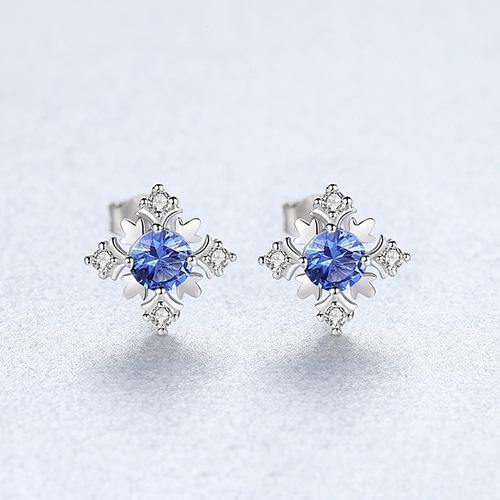 Simple Zircon Stud Earrings - HER'S