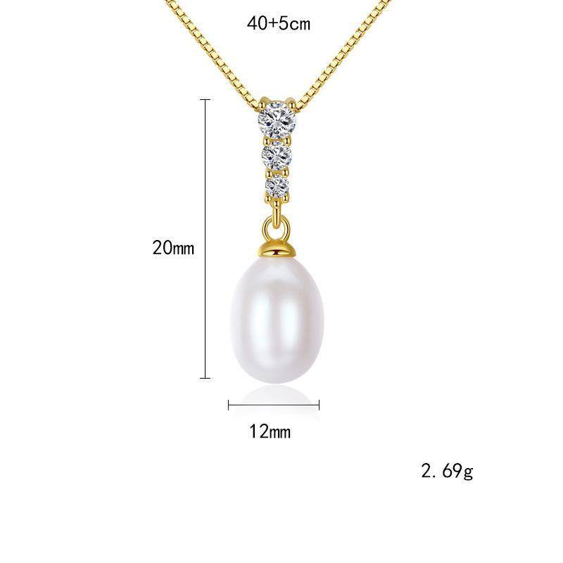 Pearl Drop Necklace - HERS