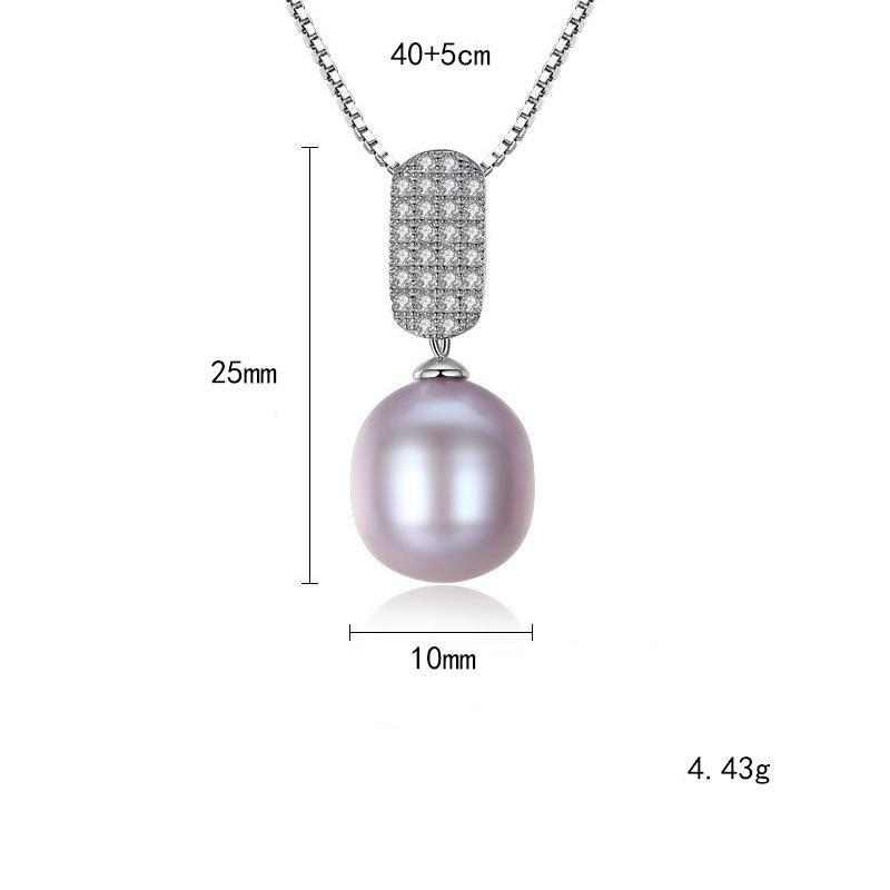Single Pearl Pendant Necklace - HER'S