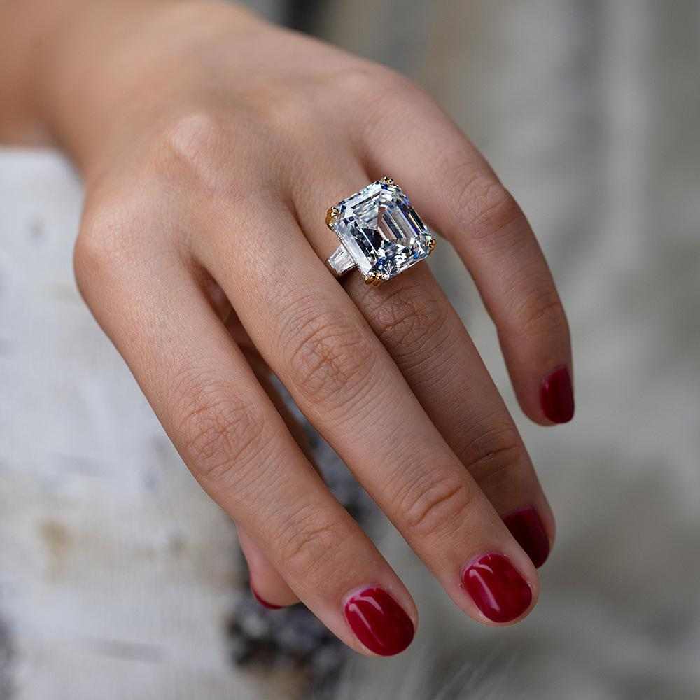3 Carat Diamond Engagement Ring - HERS