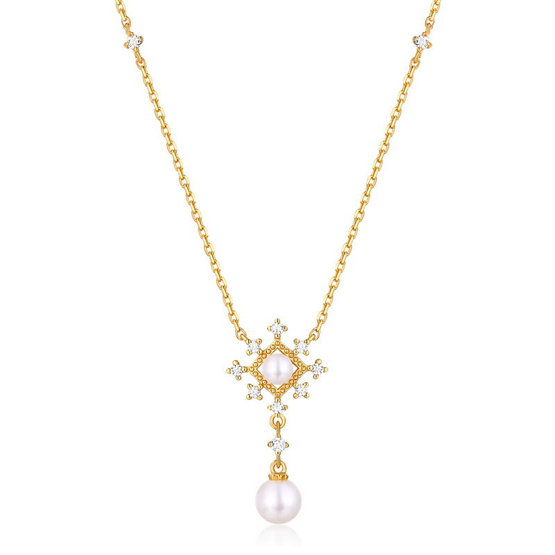 Art Deco Pearl Necklace - HERS