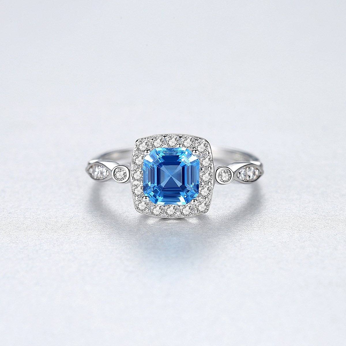 Art Deco Sapphire Ring - HERS