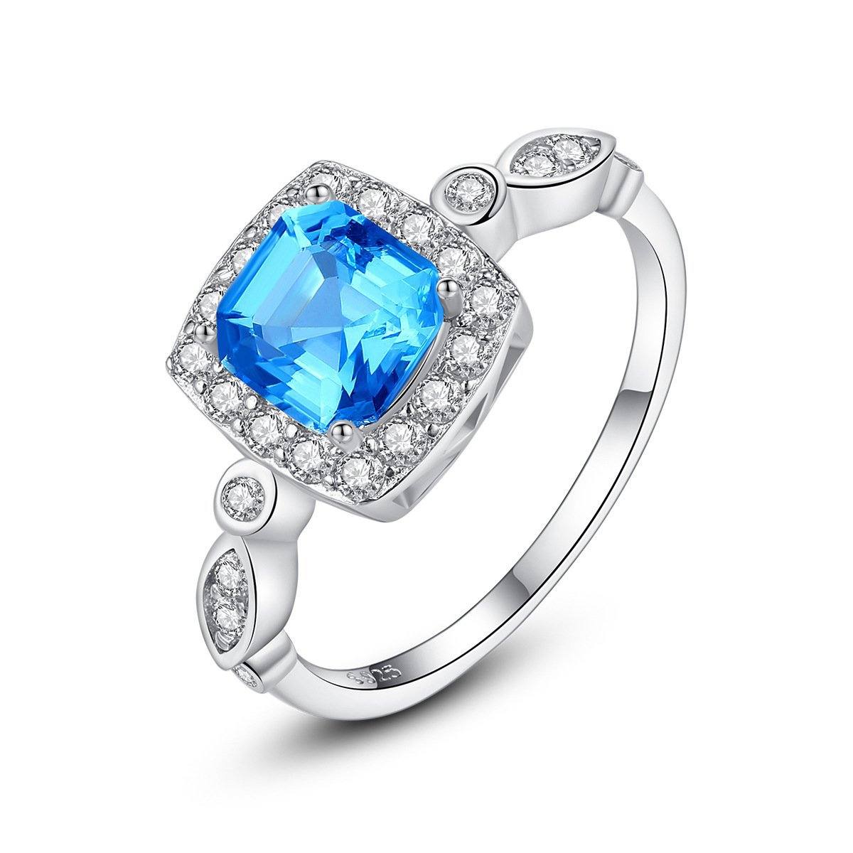 Art Deco Sapphire Ring - HERS