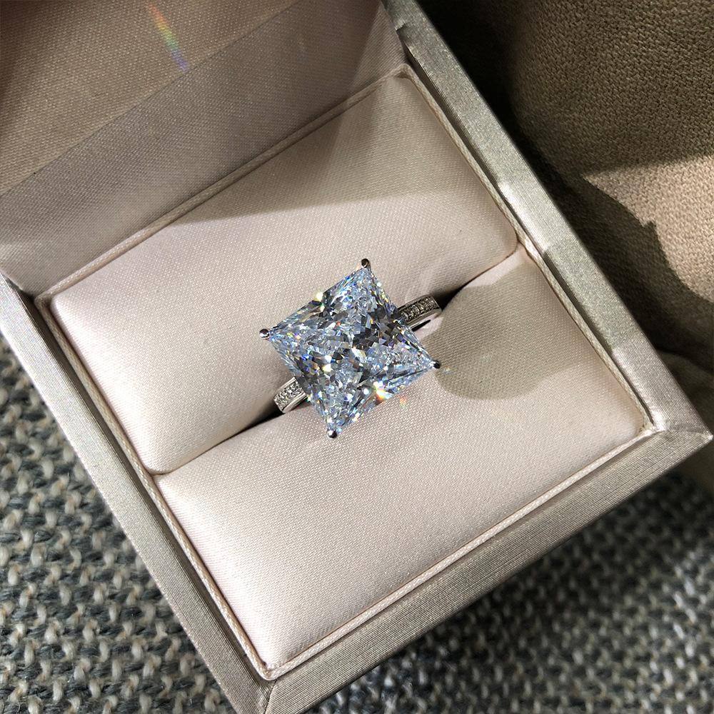 2 Carat Princess Cut Diamond Ring - HERS