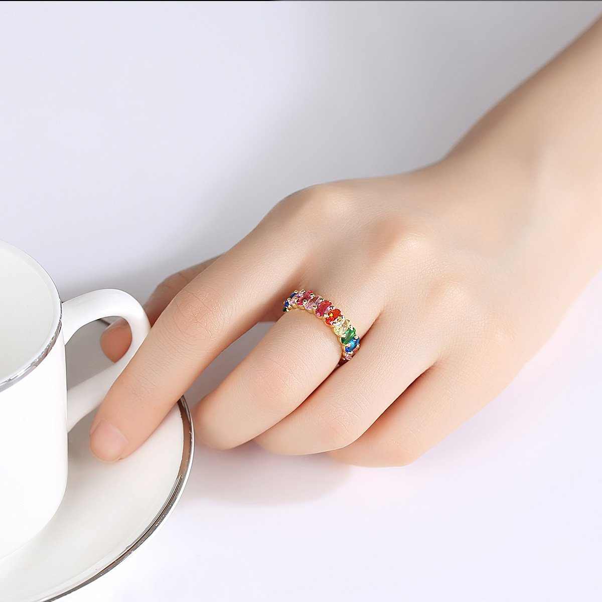 Multi Colored Gemstone Rings - HERS