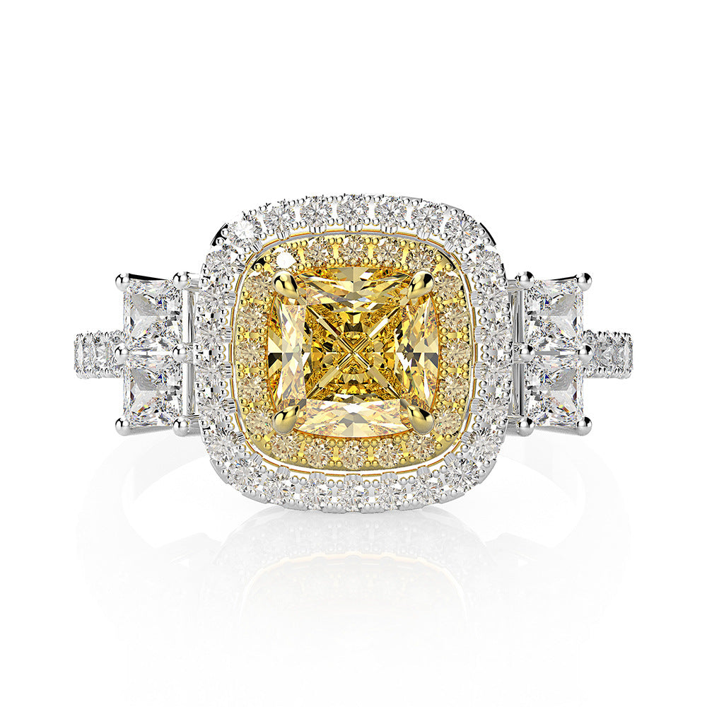 Antique Yellow Diamond Ring - HERS