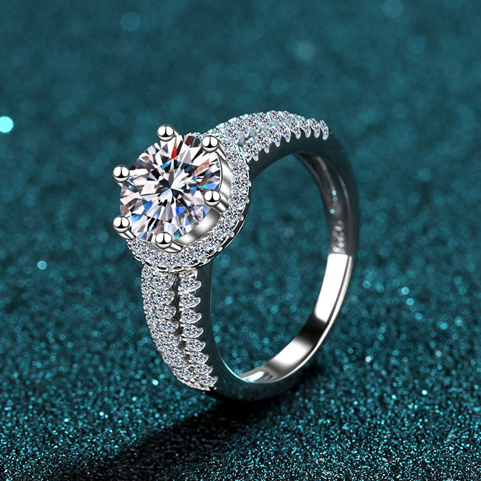 3 Carat Moissanite Ring - HERS