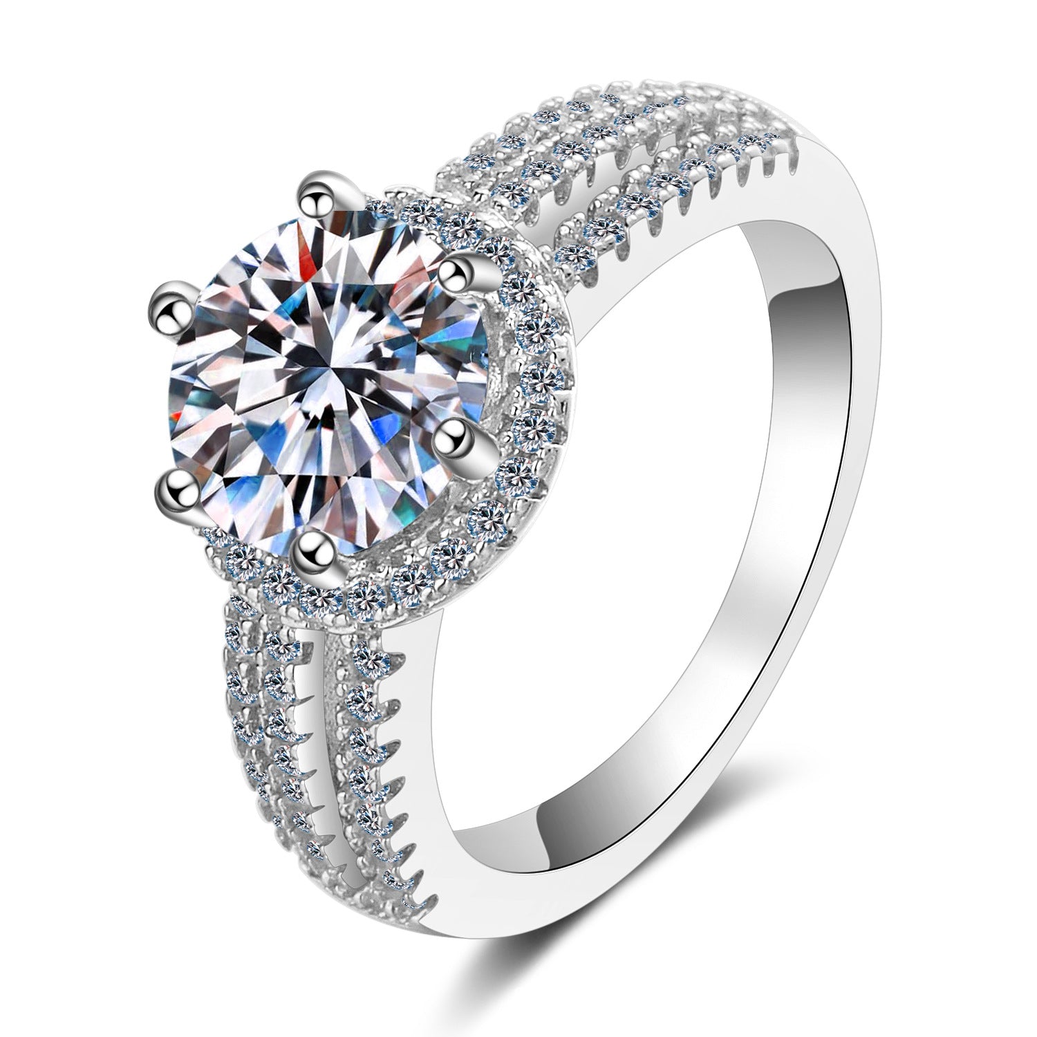 3 Carat Moissanite Ring - HERS