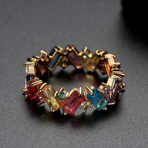 Multi Colored Stone Rings - HERS