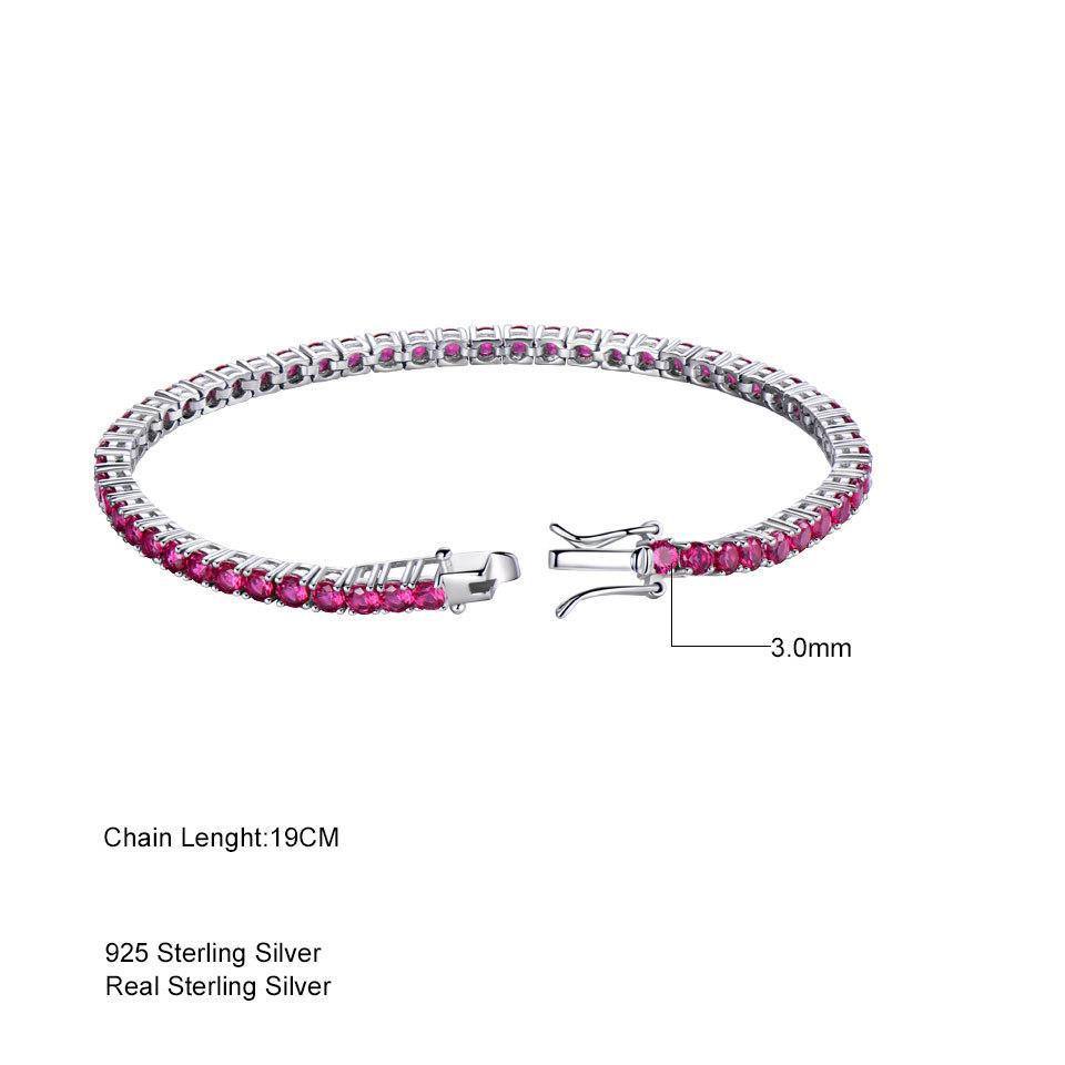 Ruby Tennis Bracelet - HER'S