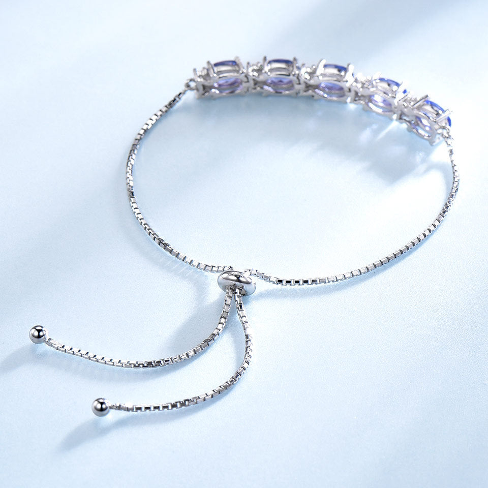 Blue Topaz Silver Bracelet - HERS