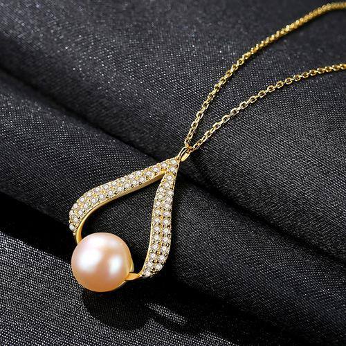 Pearl Necklace Earrings Set - HERS
