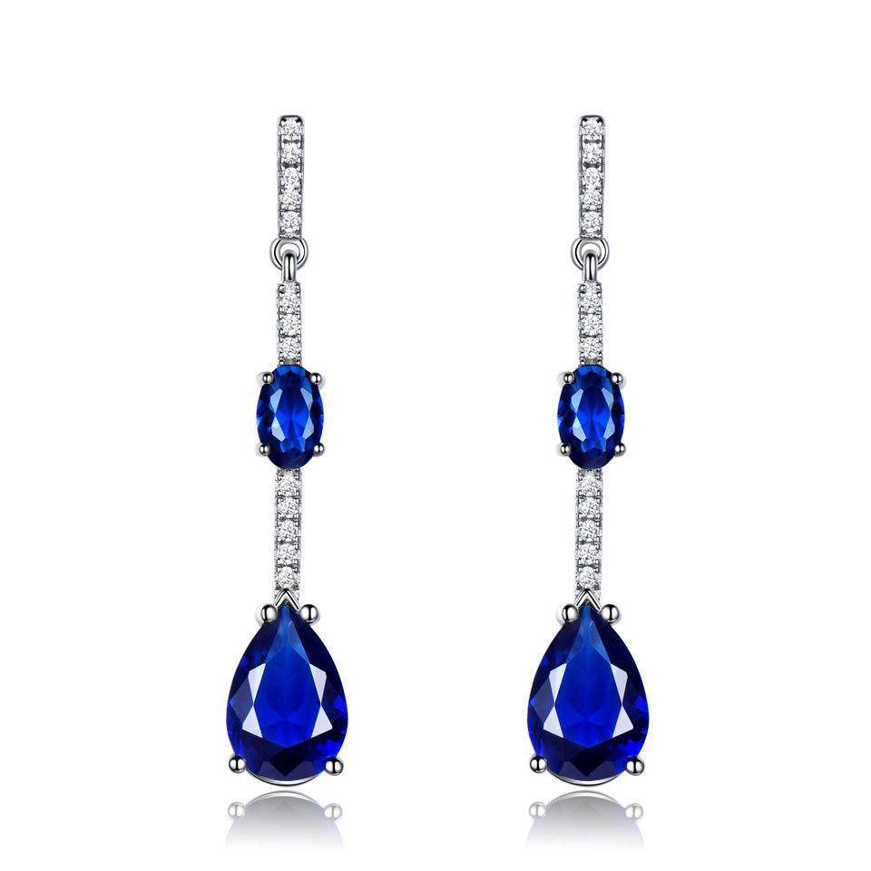 Drop Sapphire Earrings - HERS