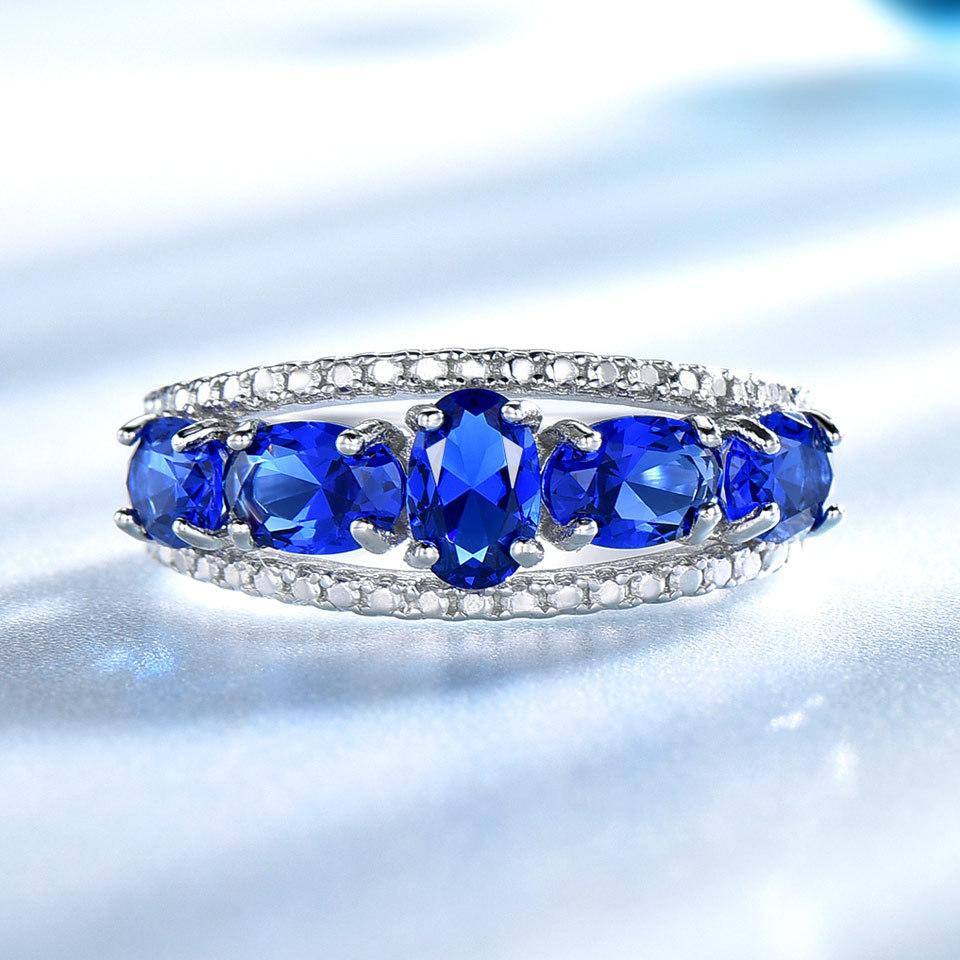 Sapphire Stackable Ring - HER'S