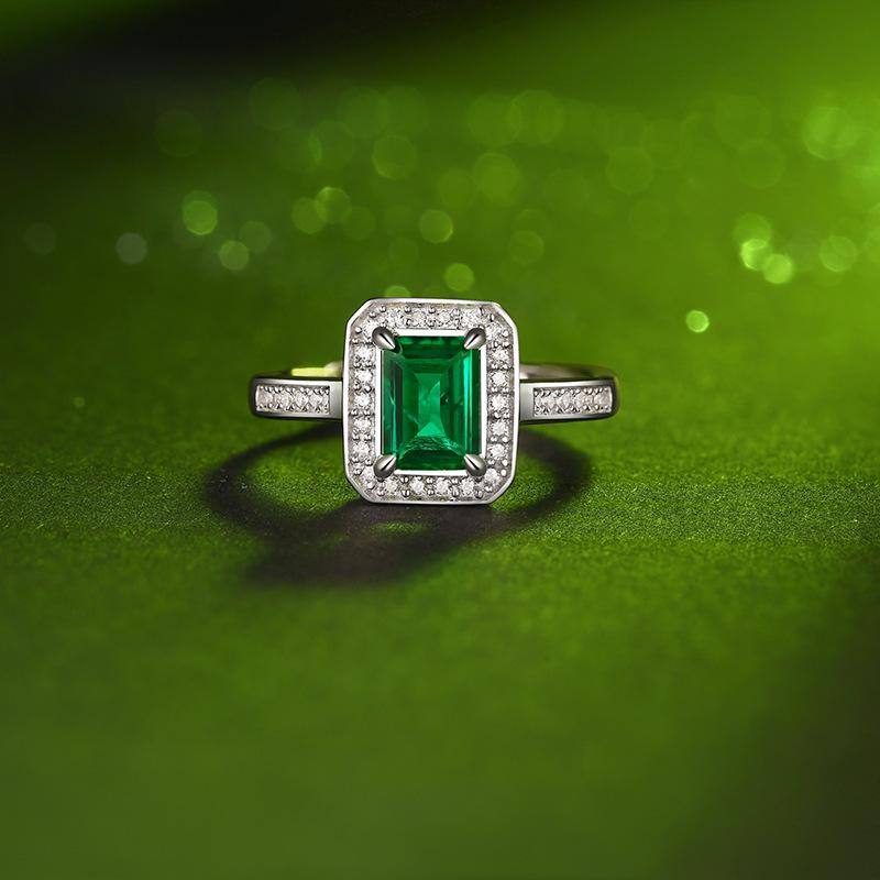 Emerald Green Ring - HERS