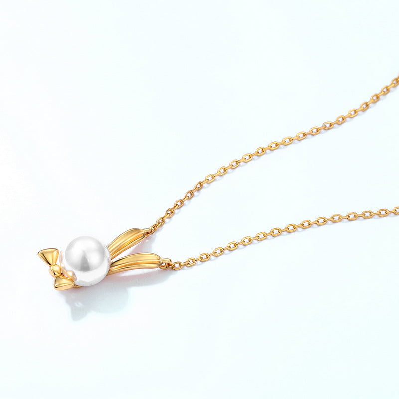 Vintage Single Pearl Necklace