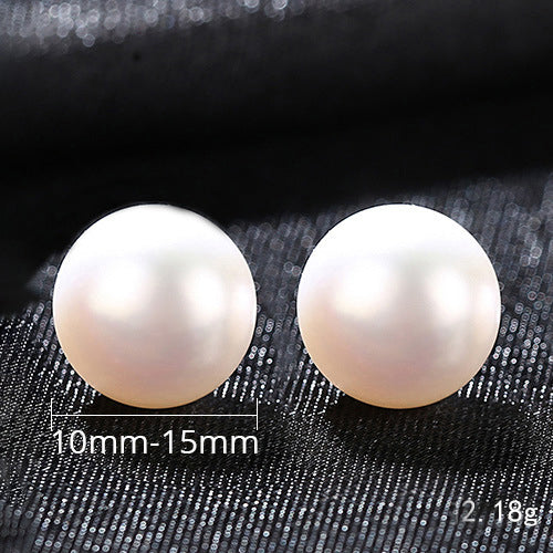 Single Pearl Earrings Studs