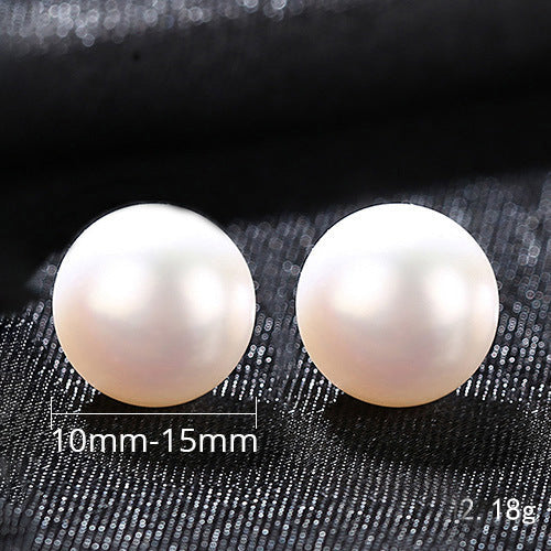 10mm Pearl Earrings - HERS