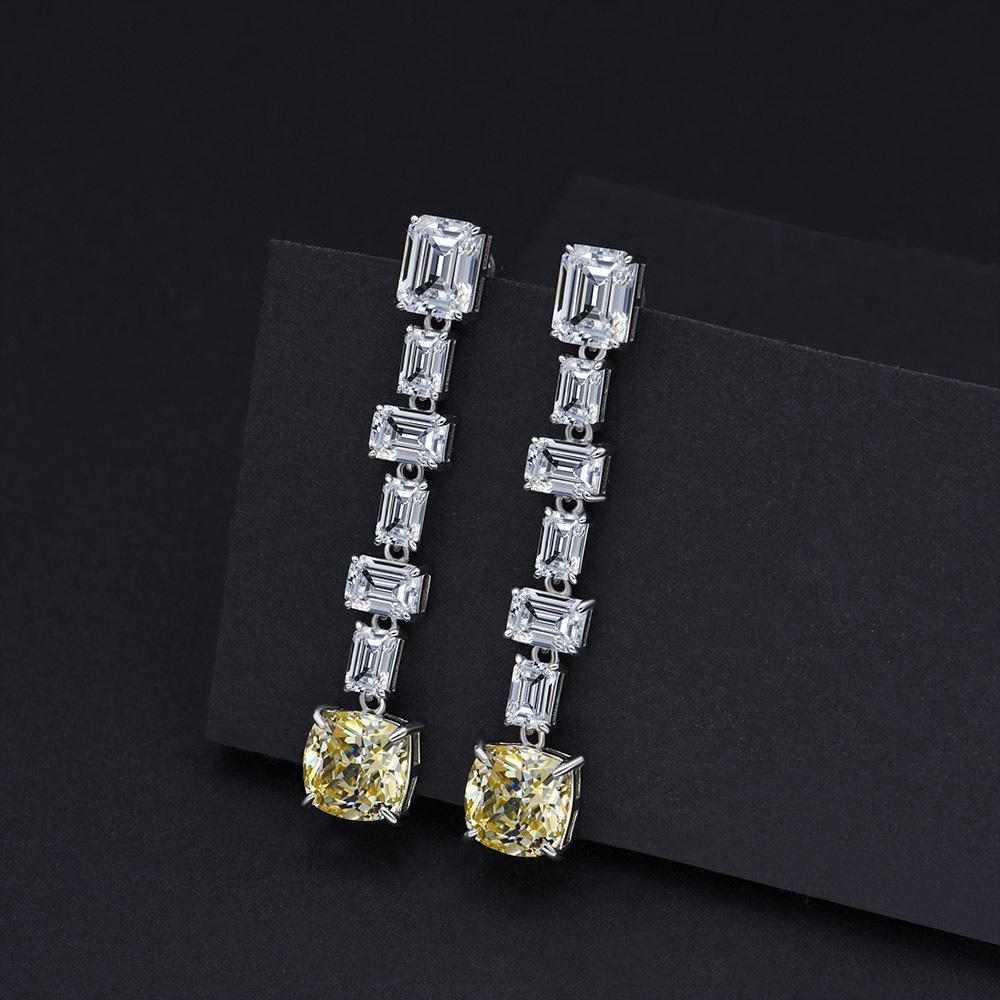 Diamond Drop Earrings - HERS
