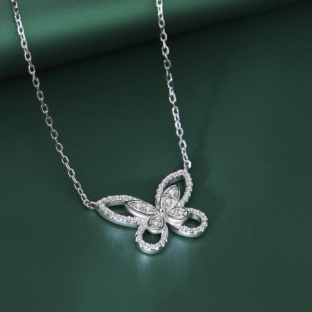 Butterfly Diamond Necklace - HERS