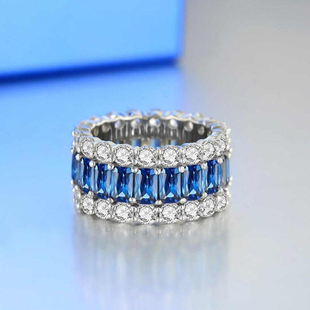 Blue Sapphire Jewelry Set - HERS