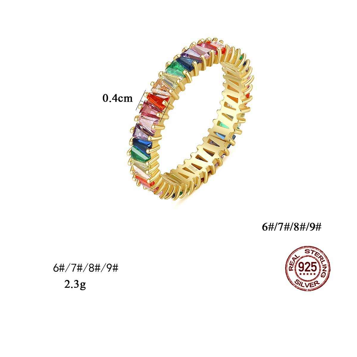 Multicolor Zircon Ring - HERS