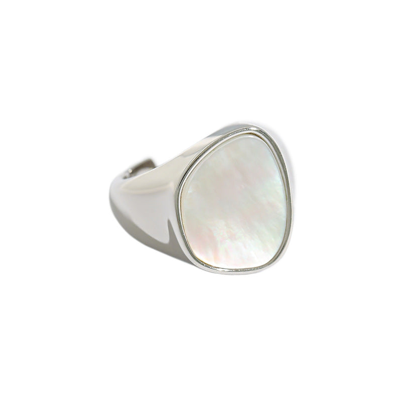 Mother of Pearl Ring Silver - HERS