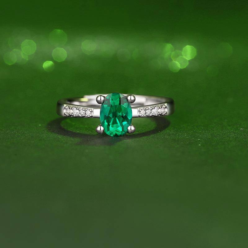 Emerald Oval Ring - HERS