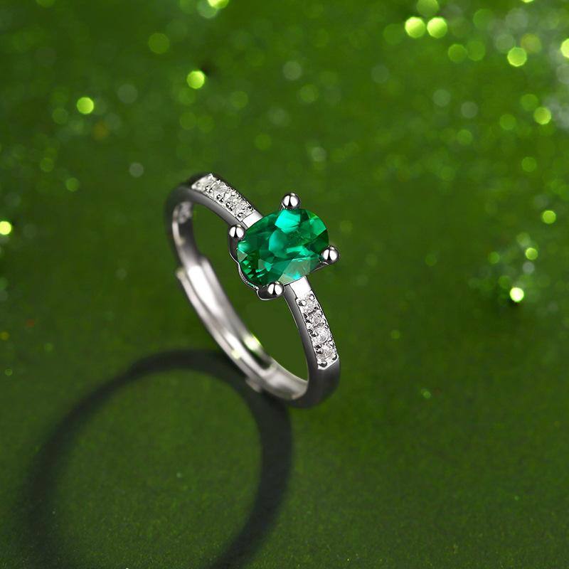 Emerald Oval Ring - HERS