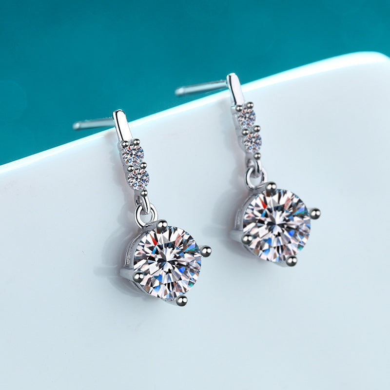Moissanite Diamond Earrings - HERS