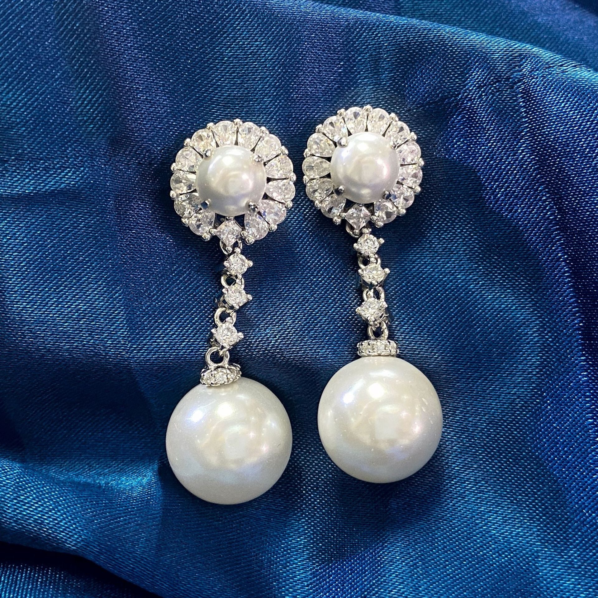 Double Pearl Earrings for Women | HER'S Jewelry – HERS