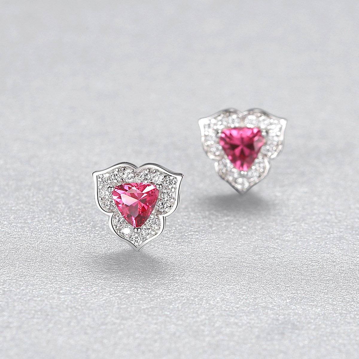 Palace Style Ruby Earrings - HERS
