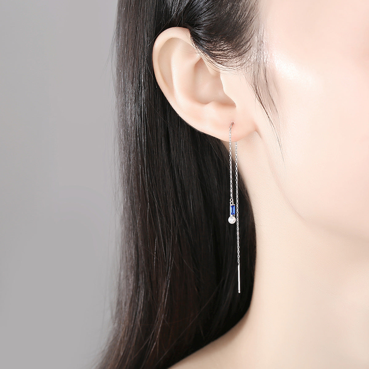 Pearl Threader Earrings - HERS