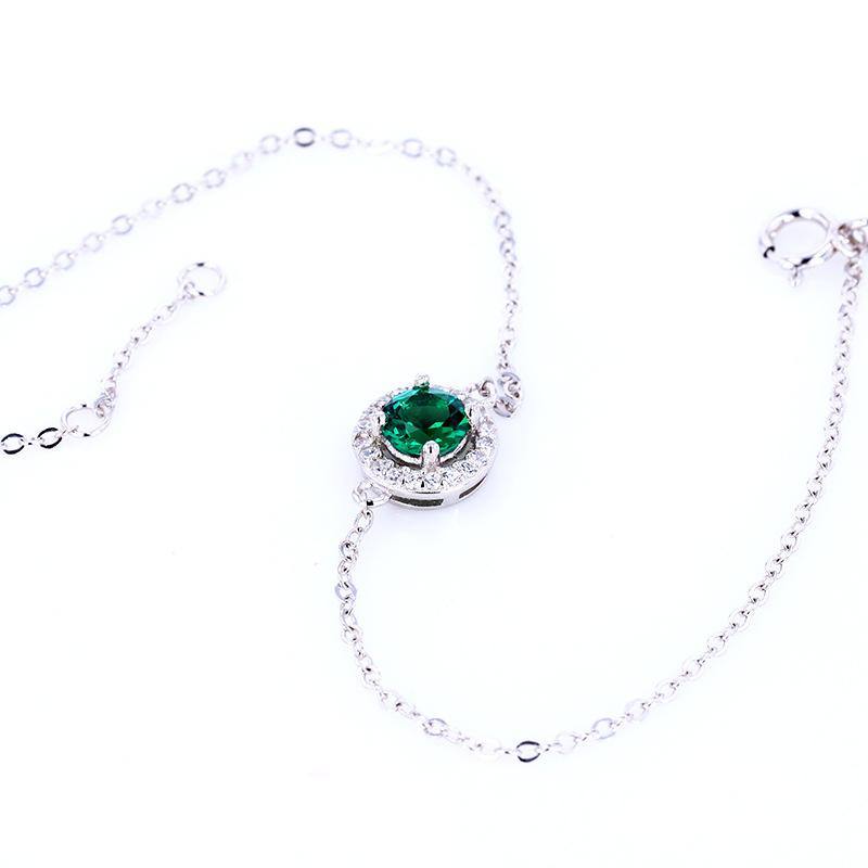Emerald Bracelet with Big Stone - HERS