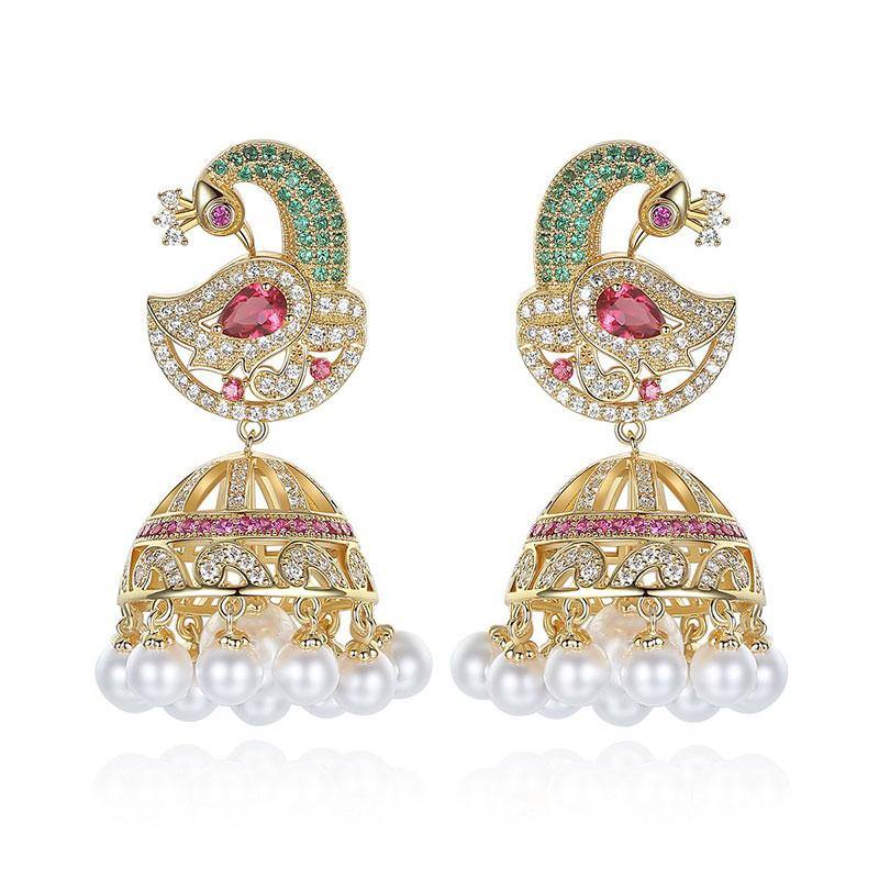 Indian Style Earrings Phoenix Earrings - HERS