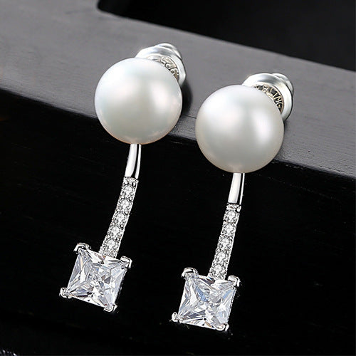 Pearl Diamond Earrings - HERS