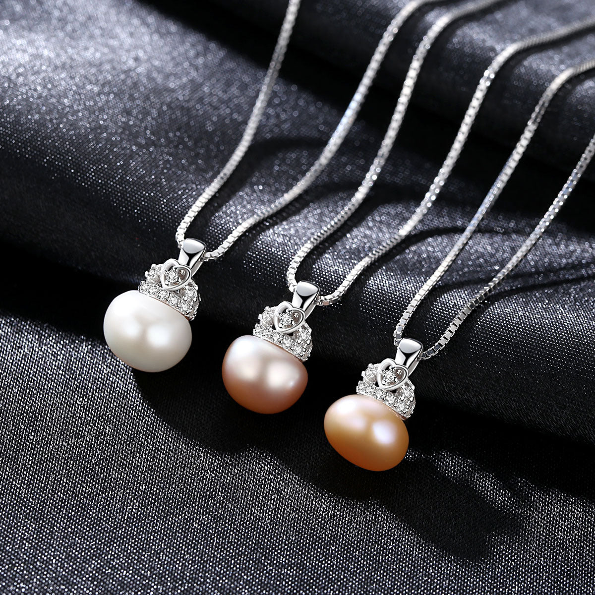 Flat Pearl Necklace - HERS