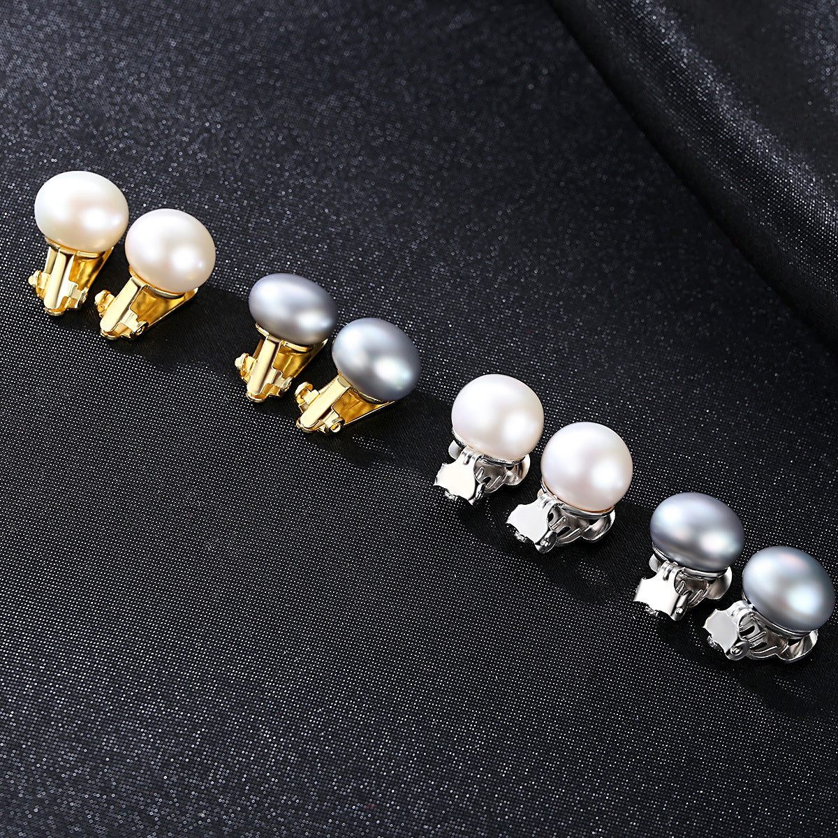 Clip on Pearl Earrings - HERS