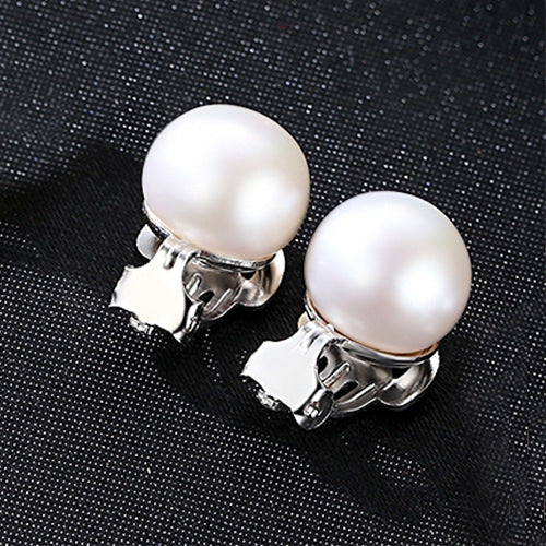 Clip on Pearl Earrings - HERS