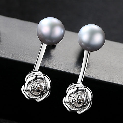 Gray Pearl Earrings - HERS