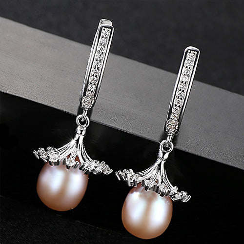 Pearl Huggie Earrings - HERS