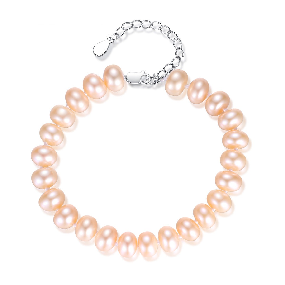 Pink Pearl Tennis Bracelet