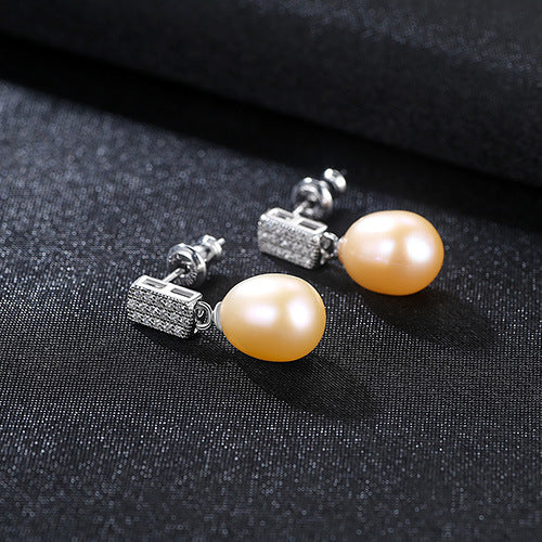 7mm Pearl Earrings - HERS