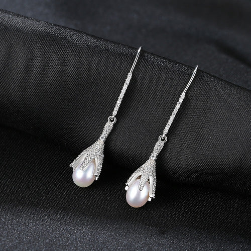 Pearl Wedding Earrings - HERS