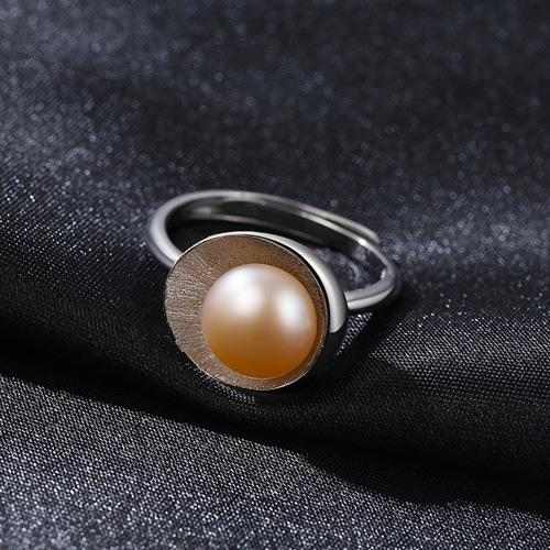 Pearl Small Tray Adjustable Ring - HER'S