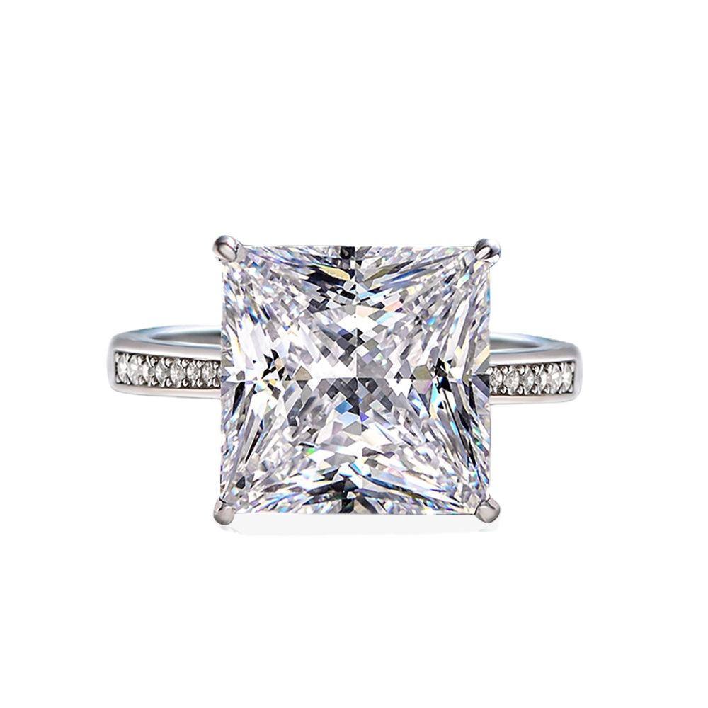 2 Carat Princess Cut Diamond Ring - HERS