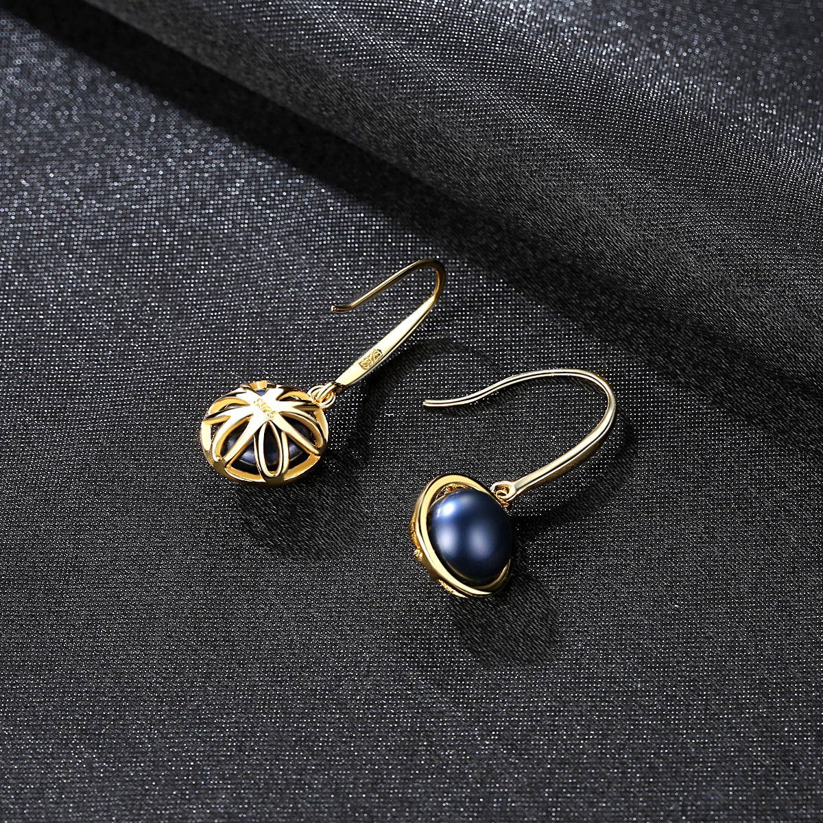 Black Pearl Earrings - HERS